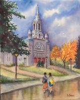 St-Sauveur Église - 8"x10" - VENDU
